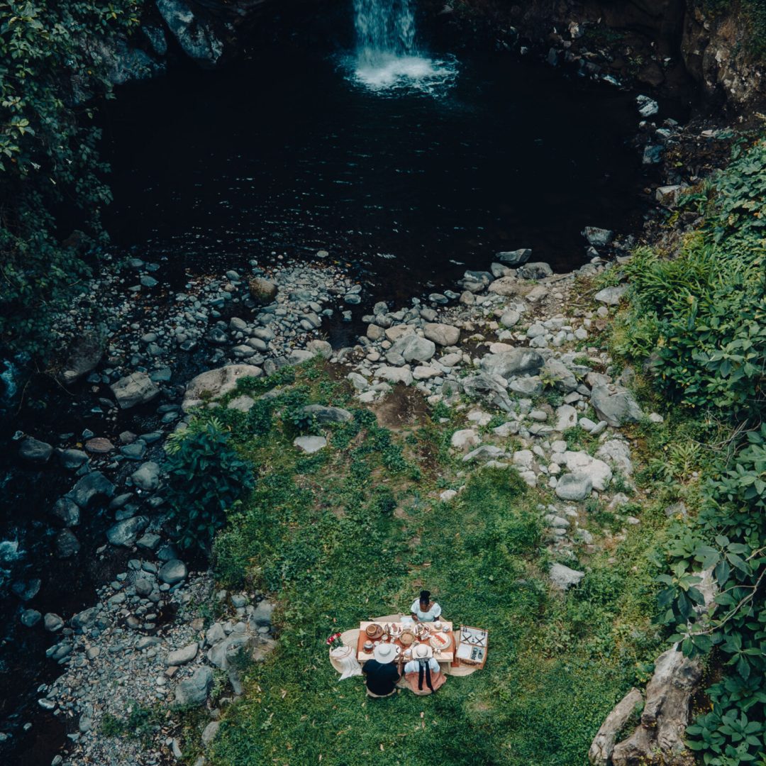 Lunch with a view of Mfere Waterfall